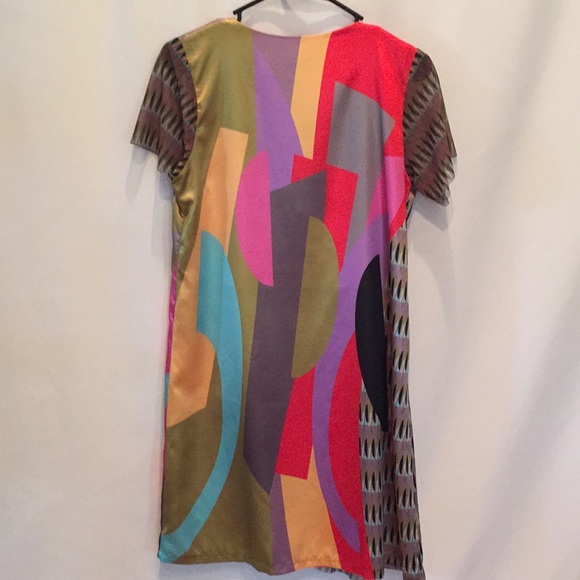 VOLT Design Rah Dress Sheath Block Colors NWT - Picture 3 of 6